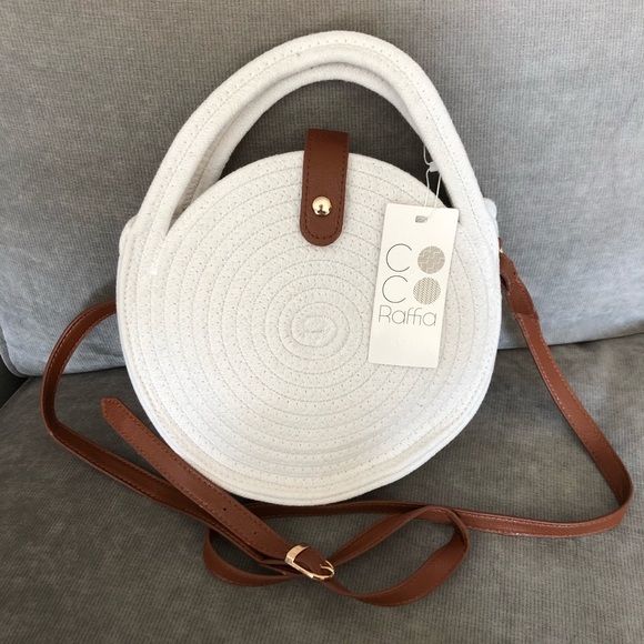 Handbags - Raffia Round Bag by Coco Raffia